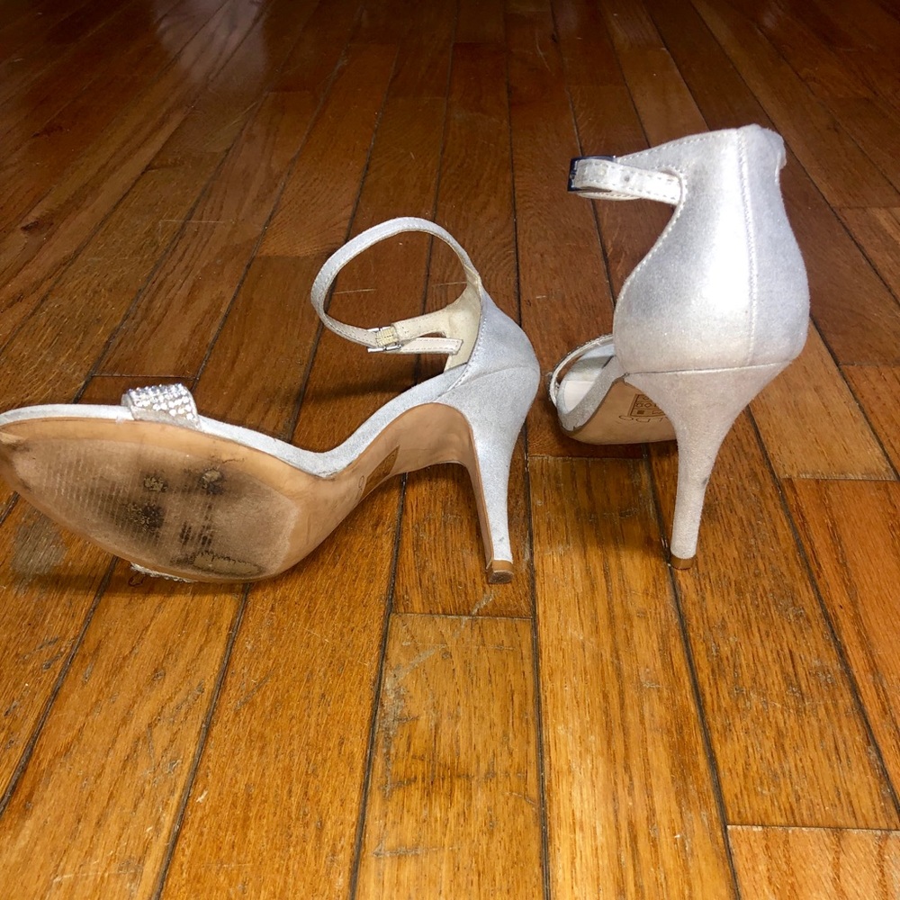 Aldo Metallic Rhinestone Sandal - Picture 4 of 6